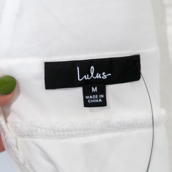 Lulus Elegant Approach White Embroidered Flutter Sleeve Midi Dress - Picture 10 of 10